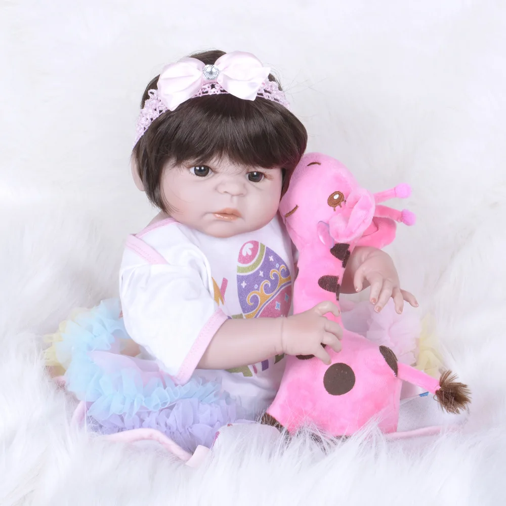 Ручной работы как настоящие преждевременной 22 дюйма Реалистичная девочка полное
