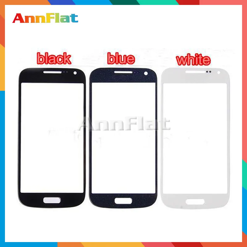 

10pcs/lot High Quality 4.5" For Samsung Galaxy S4 mini i9190 i9192 i9195 Replacement Touch Panel Glass Front Glass Lens