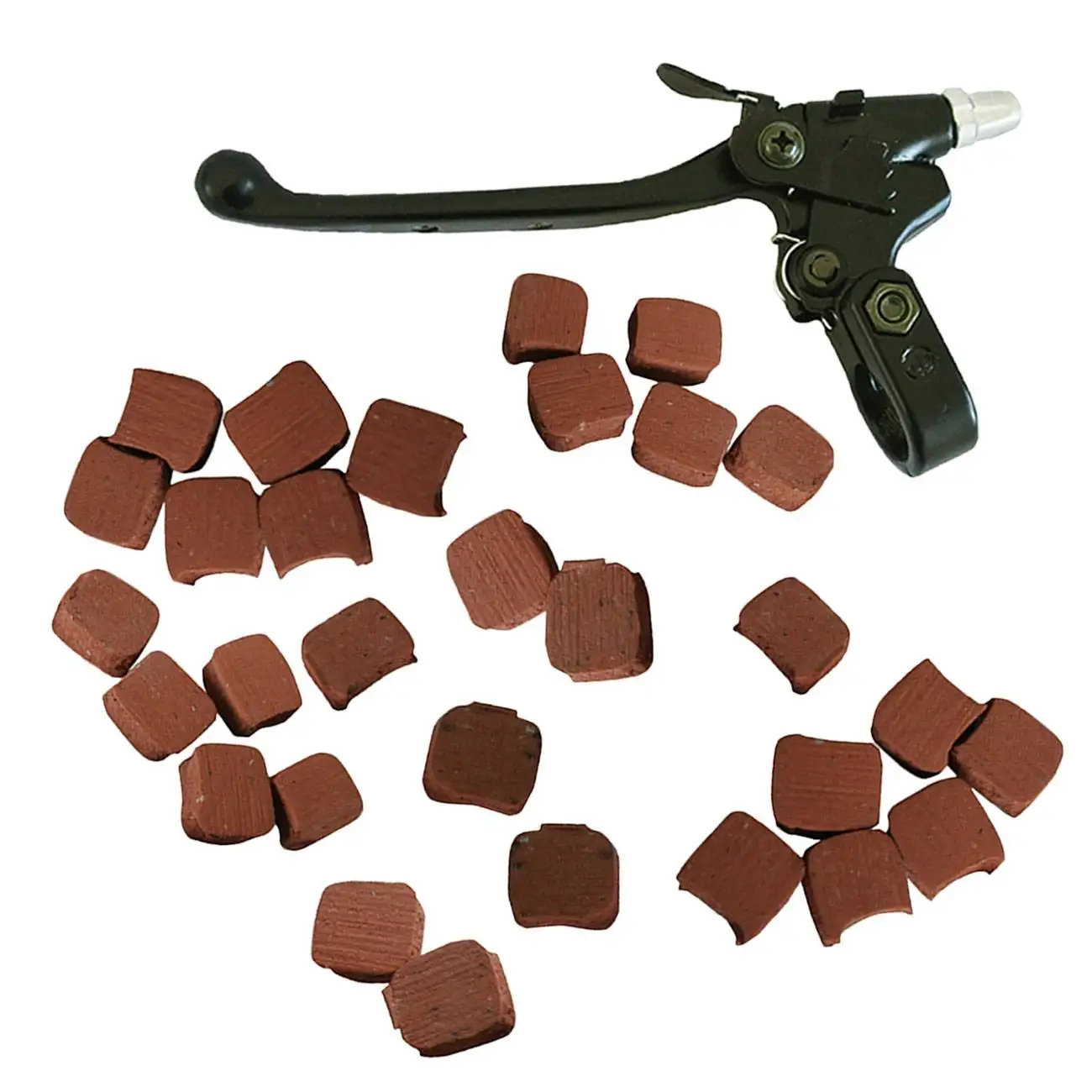 30 квадратных подушек сцепления и рычаг с замком для мотоцикла 49 60 66 80cc|clutch motor|pad