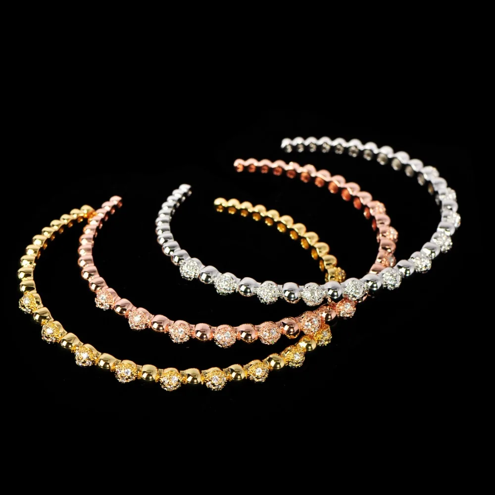 MECHOSEN Exquisite Multicolor Jewelry Set Round Stone Zircon Copper Ring Bangle For Women Anniversary Bride Wedding Ornament | Украшения и