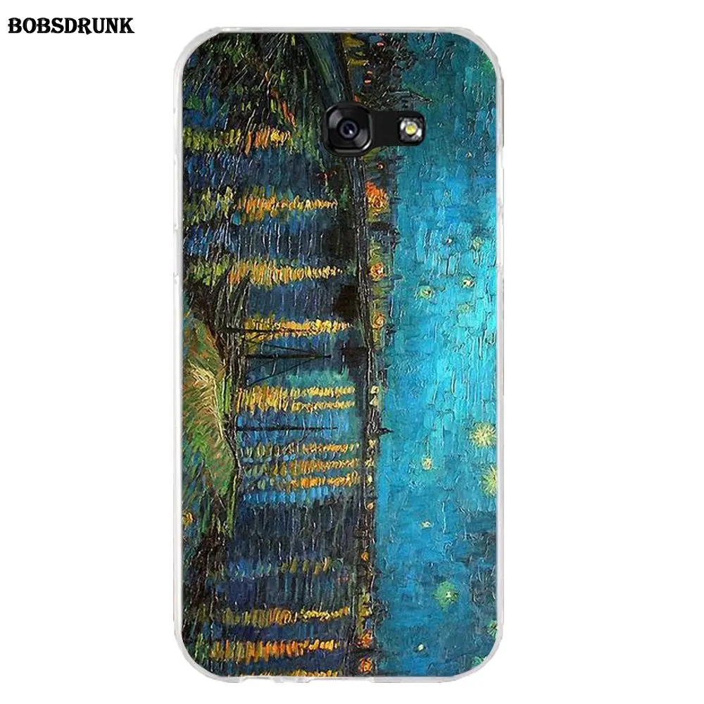 as picture EJGROUP Винсента Ван Гога 1888 Звездная ночь для Samsung Galaxy A3 A5 A7 J1 J2 J3 J5 J7 мягкие чехлы для мобильных телефонов - Цвет: as picture