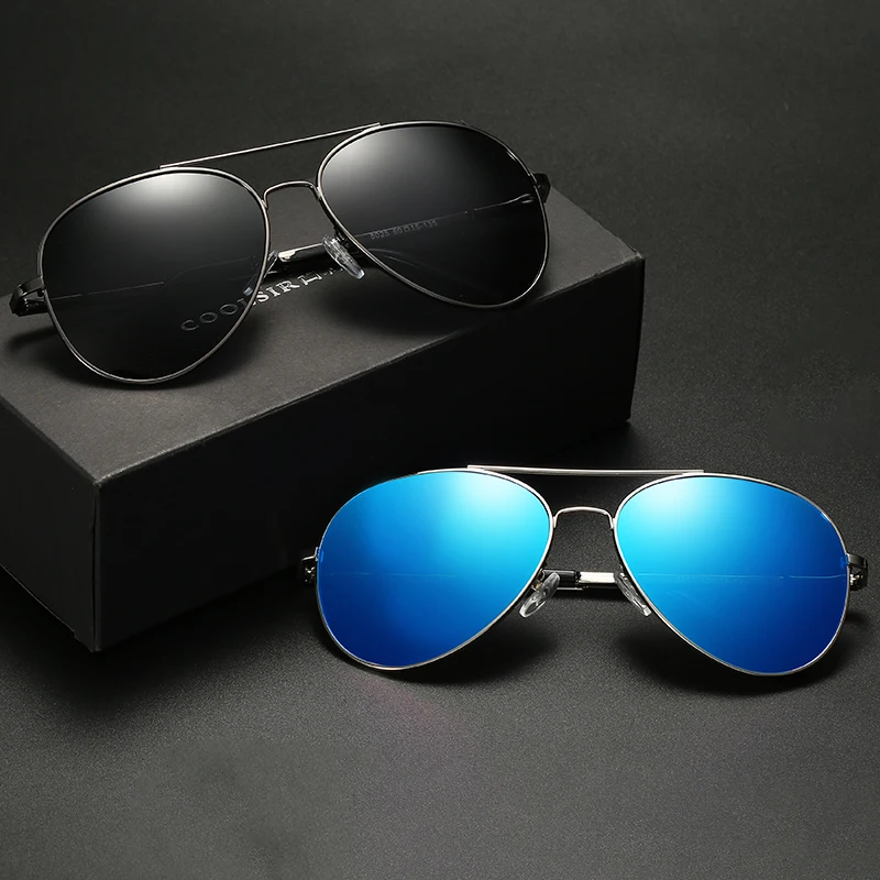 Новинка Авиатор алюминий магний поляризационные солнцезащитные очки Ретро