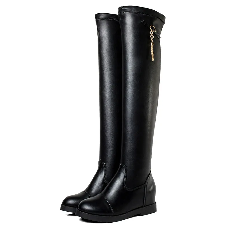 Autumn winter boots Fashion sexy women's shoes Knee-high Knight | Обувь