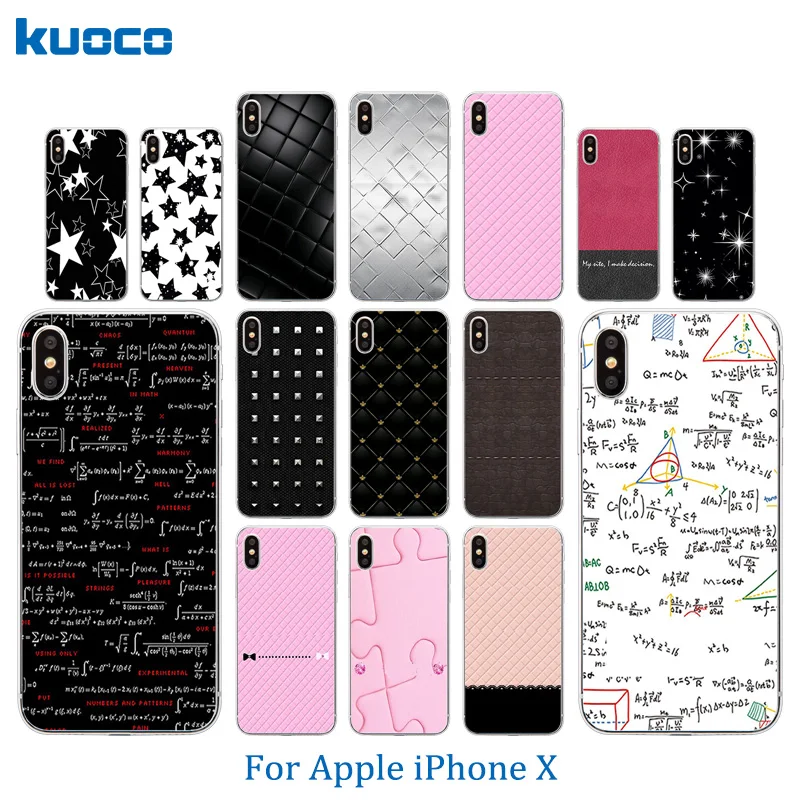 Чехол для телефона Apple iPhone 7/8 Plus X 10 цветной узор 5C 5S SE 6 6S задняя крышка Мягкий
