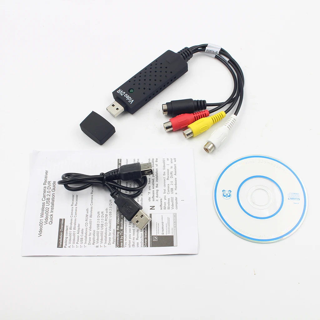 Портативное USB устройство для записи видео 2 0 простое в использовании ТВ DVD VHS