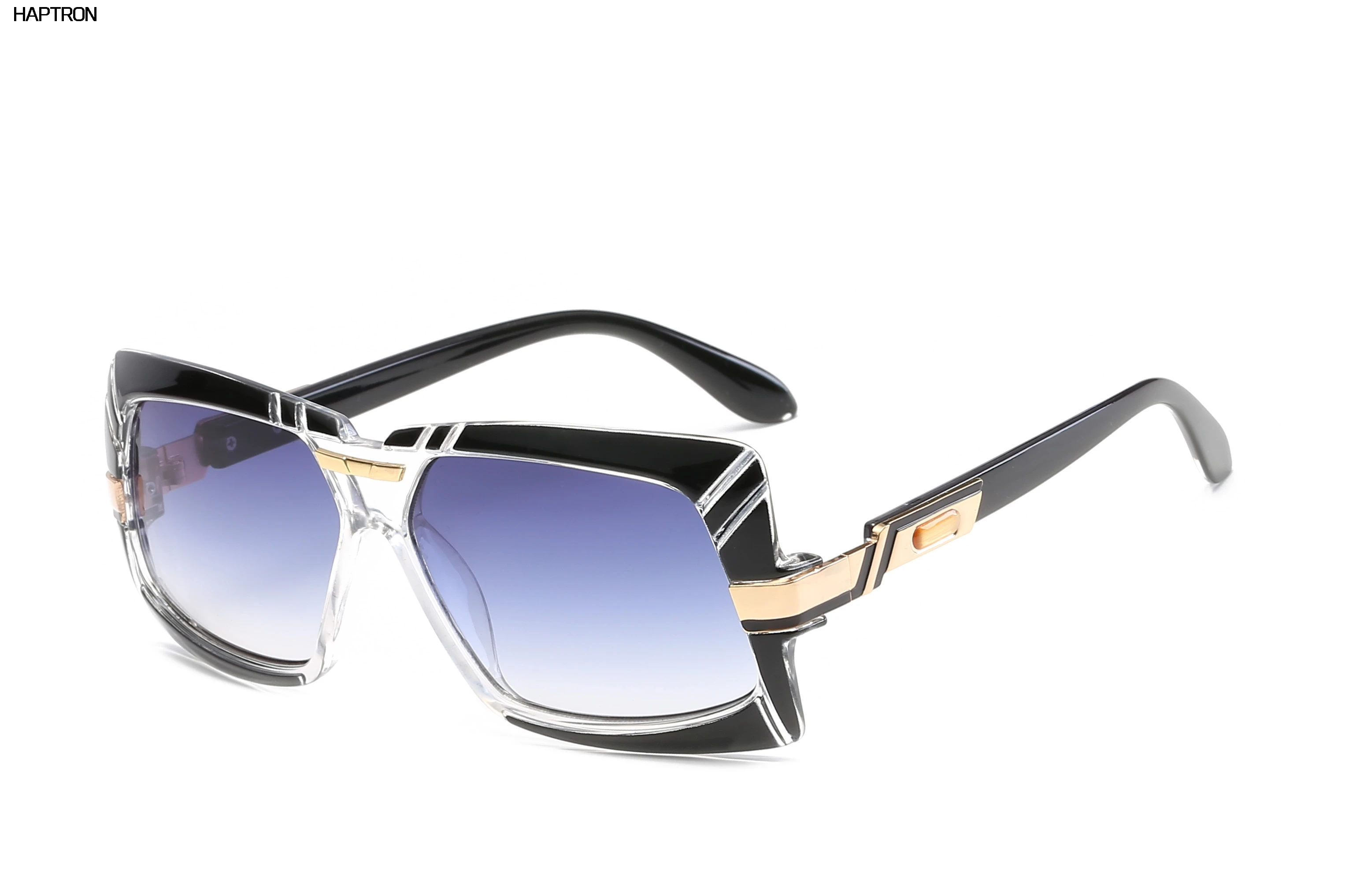 

Square Brand Designer Hip Hop women Men Sunglasses Gradient Lady Fashion Sun Glasses UV400 transparent lens