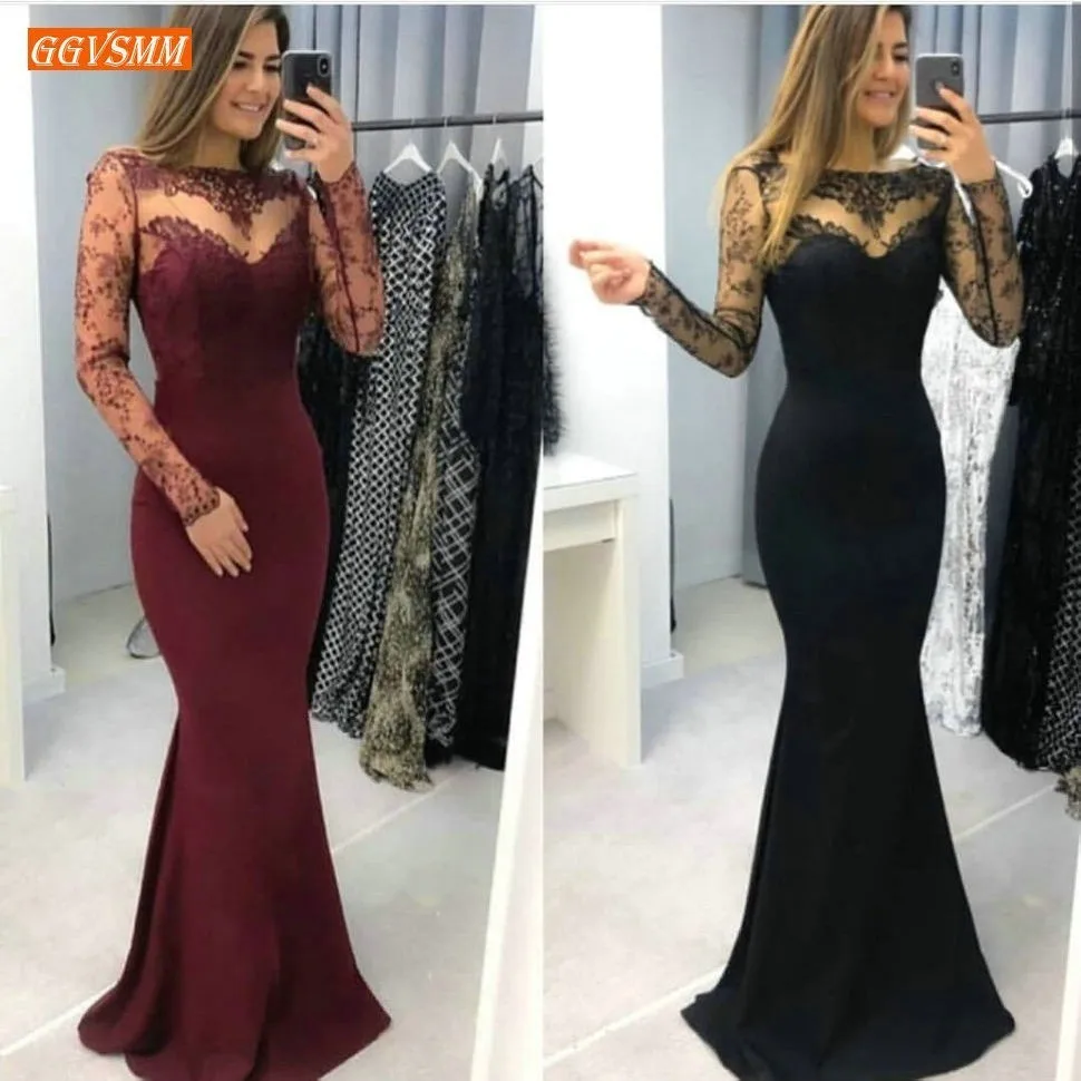 Сексуальное черное облегающее вечернее платье русалки вечерние платья с