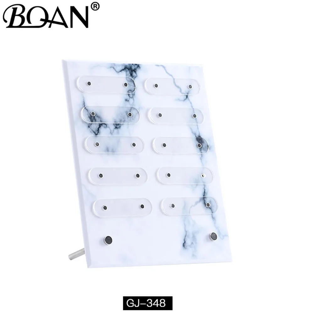 Высококачественный мраморный дисплей для ногтей цветной витрина ящик хранения