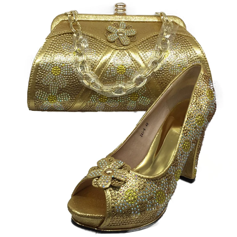 Mathcing/итальянский комплект из туфель и сумочки розового цвета Женская обувь