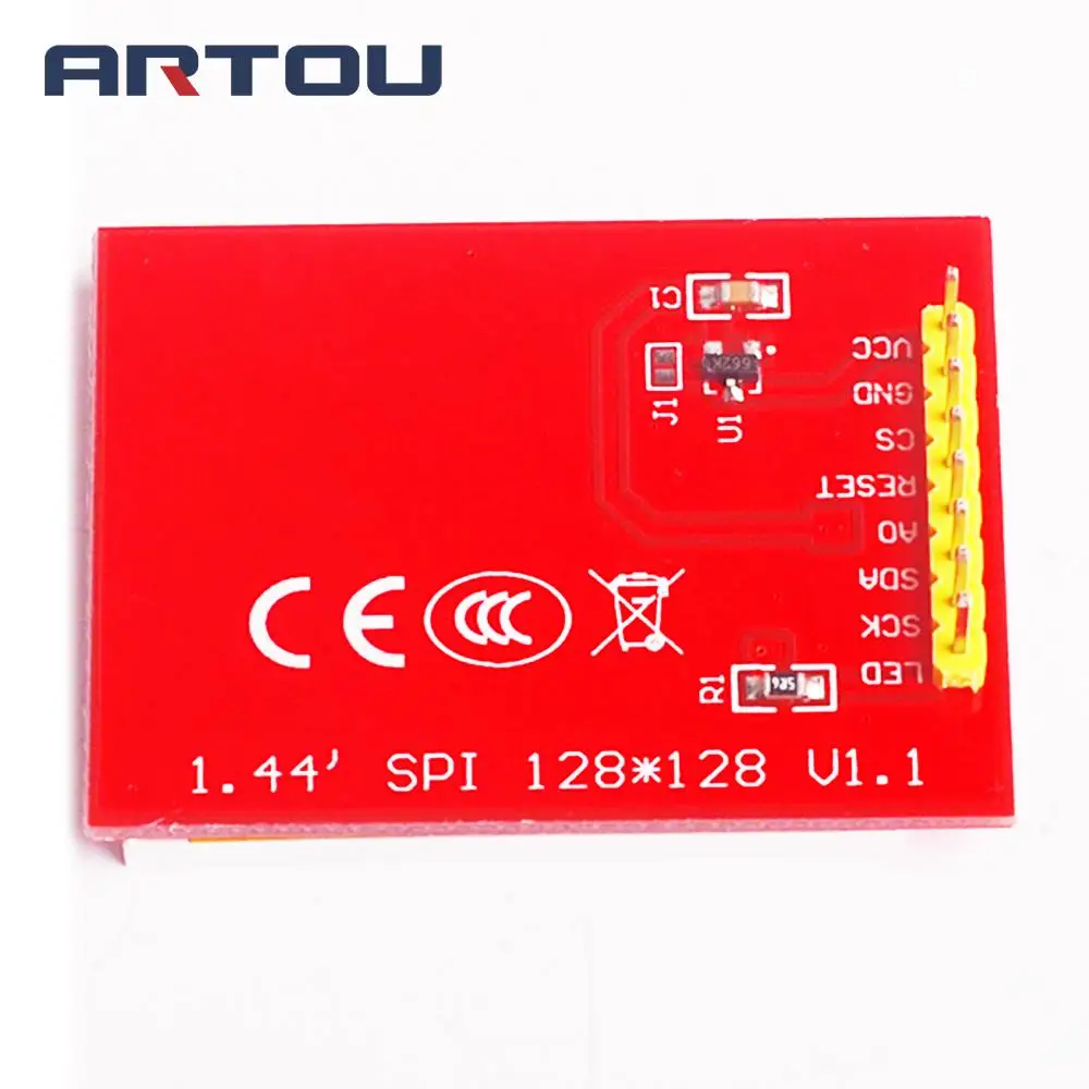 1.44 inch Serial 128*128 SPI Color TFT LCD Module Compatible with 5110 Interface | Электронные компоненты и
