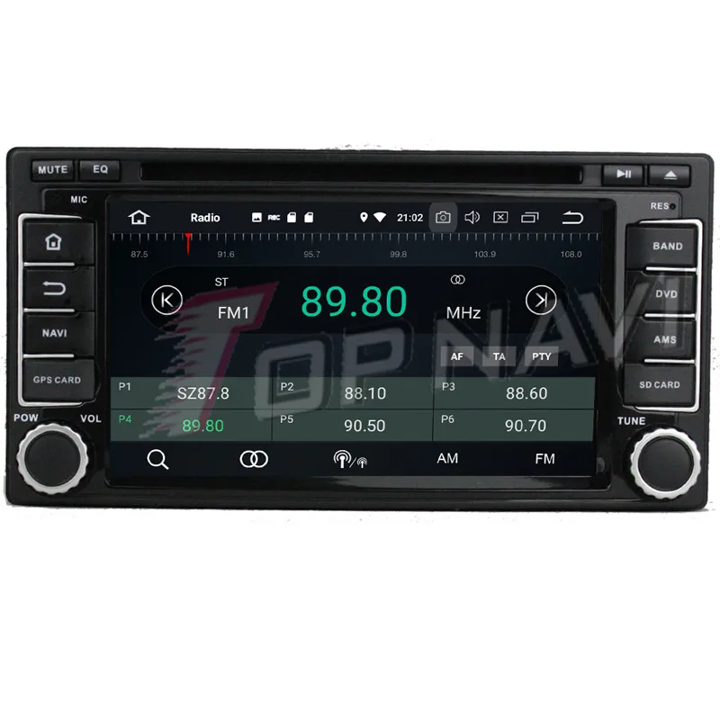 TOPNAVI Android 9 0 автомобильный медиа-центр DVD Авто плеер для Subaru Forester Impreza 2008 2009 2010 2011