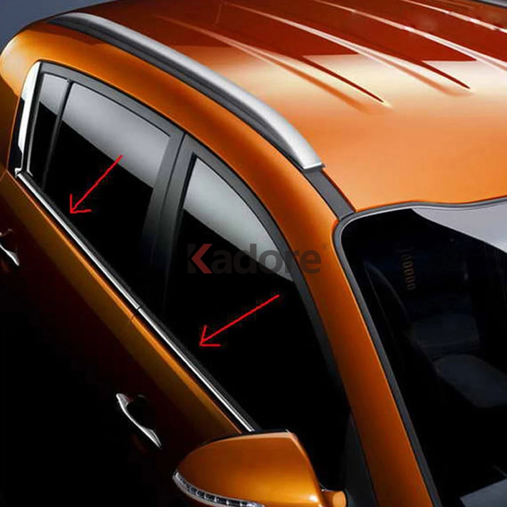 Для Kia Sportage 2010 2011 2012 из нержавеющей стали, оконный молдинг, накладка, гарнир, защита, внешние аксессуары, наклейки для автомобиля