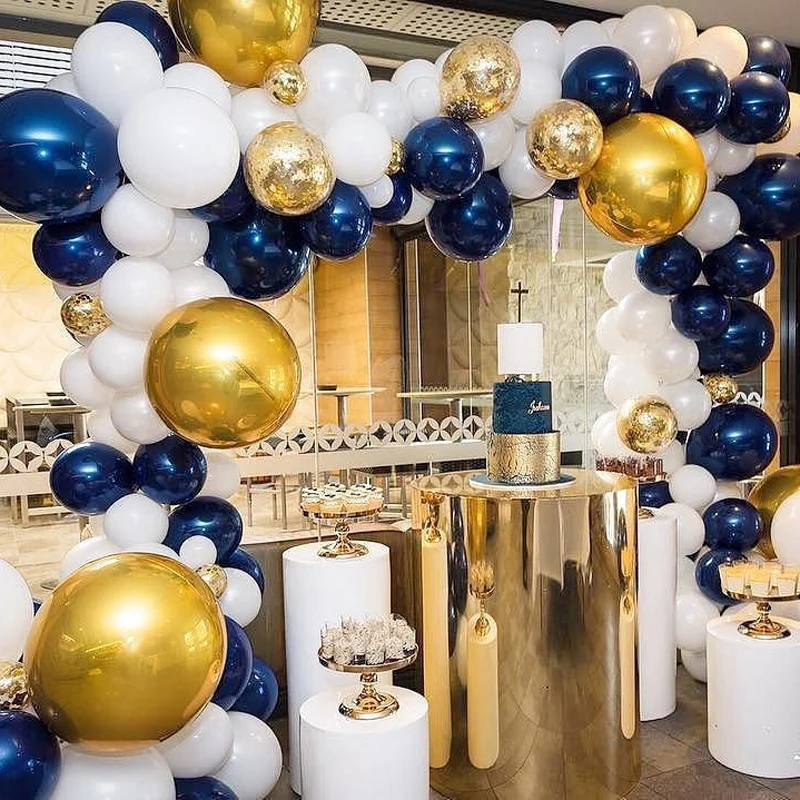 

BTRUDI Sapphire blue Latex Balloons Thick Inflatable Air Balloons Globos edding EngagementBirthday Party Decoration