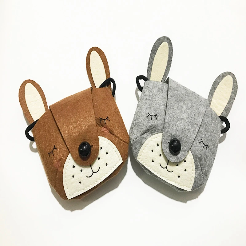 Сумка-мессенджер с лисой для девочек реквизит детской фотосъемки маленькая