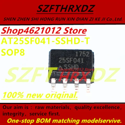 SZFTHRXDZ 100% Новый оригинальный (20 шт.-50 шт.) AT25SF041-SSHD-T AT25SF041 25SF041 SOP8 | Обустройство дома