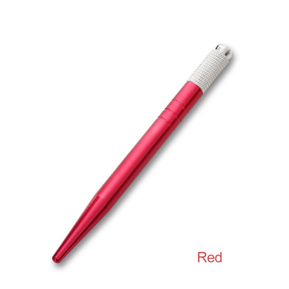 Red2 1 шт. мини оборудование для микроблейдинга инструменты постоянный макияж бровей Тату ручка-держатель игл туман игла для татуажа бровей ручные инструменты для макияжа - Номер модели: Red2