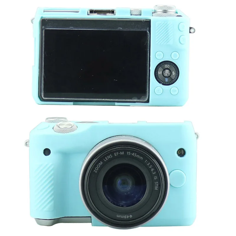 Sleeplion приятный мягкий Камера видео сумка для Canon EOS M6 силиконовый резиновый чехол Защитный беззеркальных Системы Камера тела кожного покрова