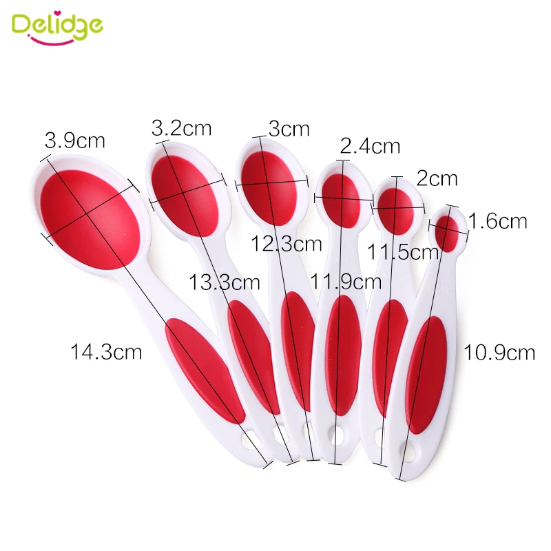 Delidge Искусственные пластиковые Кухонные мерные ложки полезная модель набор