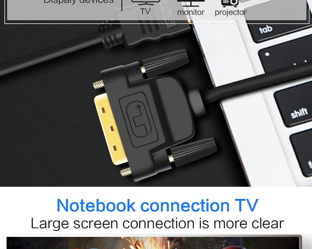 HDMI дви кабель DVI-D 24+ 1 контактный адаптер 1080 P двунаправленный DVI D к HDMI конвертер кабель для компьютера DVD HDTV 1 м 2 м 3 м 5 м