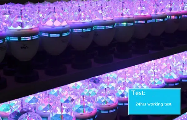 2014 Dmx Бесплатная доставка полный цвет 3 Вт E27 Rgb Led маленький хрустальный