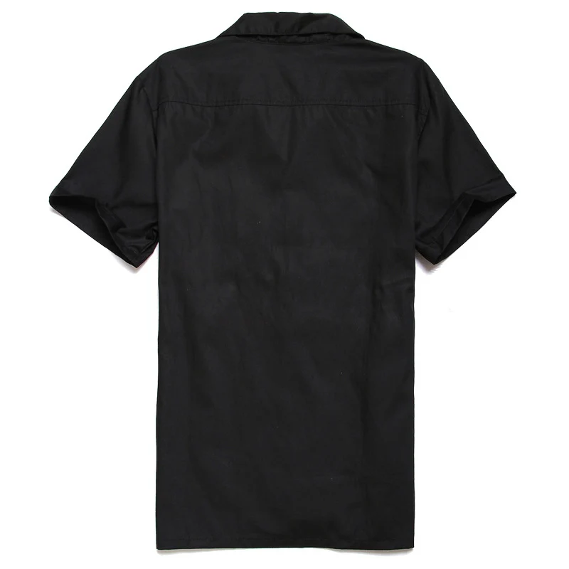 Aowofs Летняя мода Ласточка сердце печатных рубашка для мужчин короткий рукав