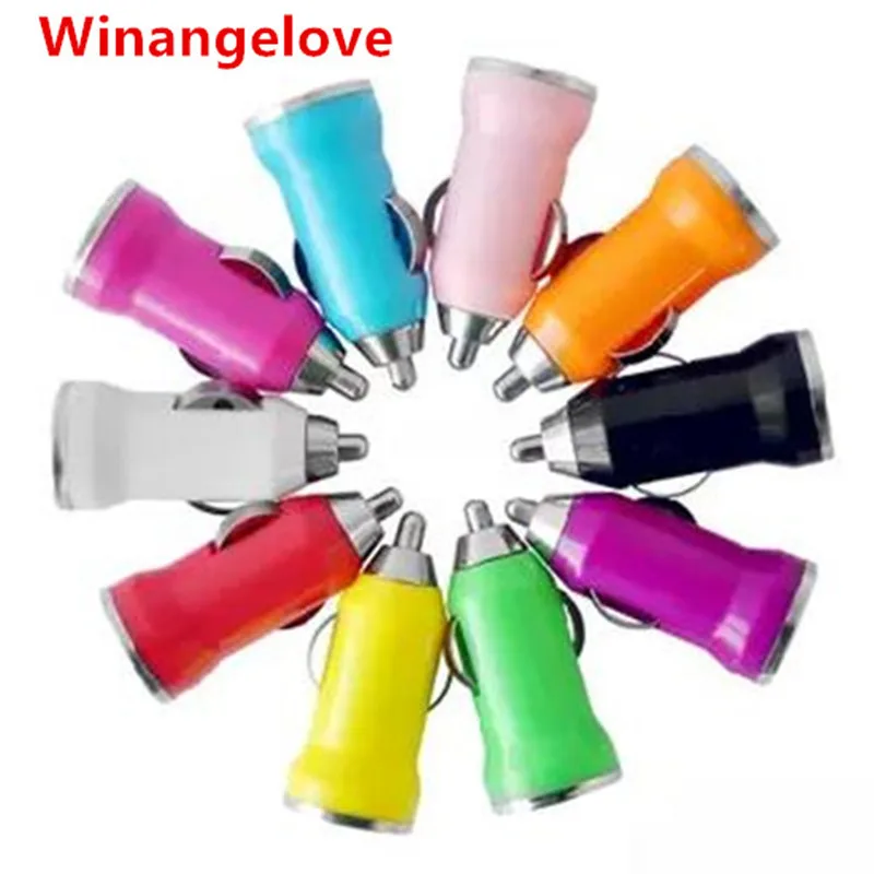 100pcs Mini 5V 1A USB Car Charger for iPhone 4 4S 5 for Samsung iPod Cell Mobile Phone Charger Adapter free shipping