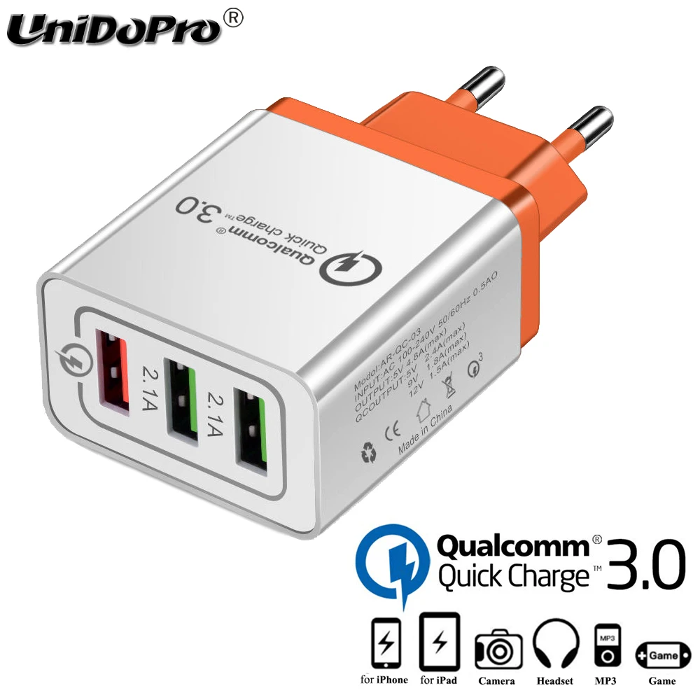 Быстрая зарядка QC 3 0 USB EU быстрое зарядное устройство переменного тока для EL E & L S618