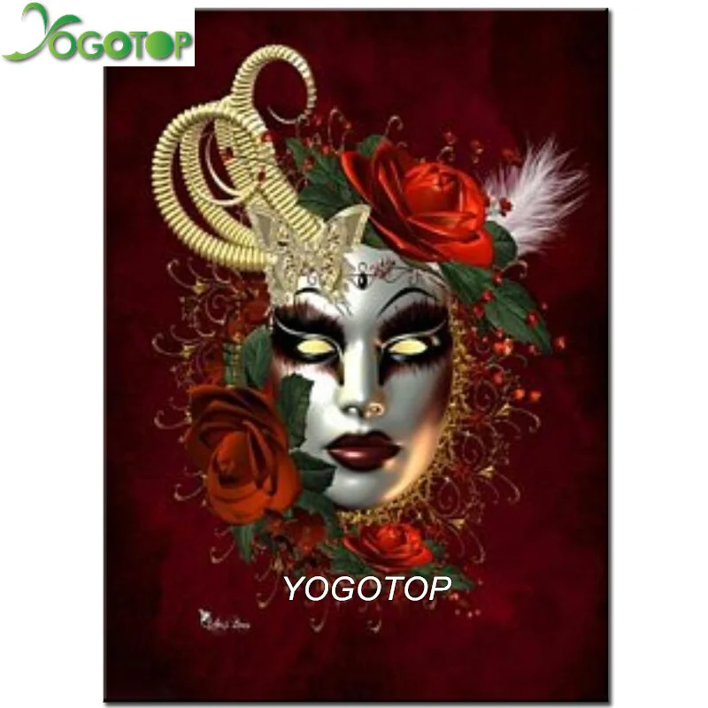 YOGOTOP полностью сдедай сам DIY Бриллиантовая живопись Маска красоты для девушек и
