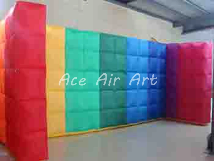 Выставочный зал надувная разделительная стена новая дешевая фотобудка dj фон для