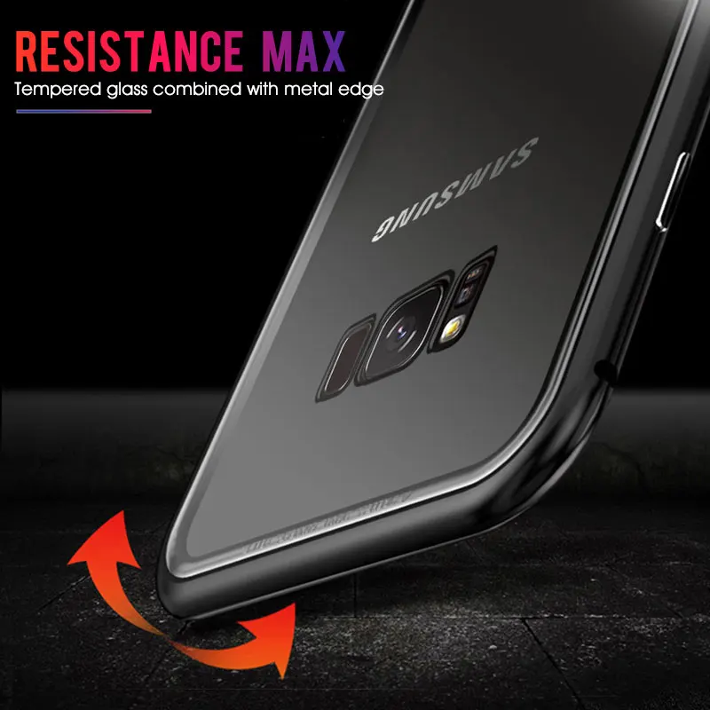 Адсорбционный магнит флип-чехол для samsung Galaxy S10 Plus чехол на магните металлический