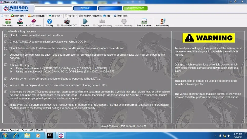 Promotion for Universal Allison DOC For PC-Service Tool 2.2017 Software+unlock KeyGen +install video |