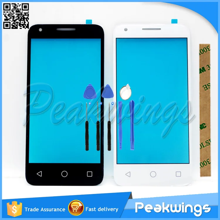 Переднее стекло 4," дюйма для Alcatel One Touch OT 5019 5019A 5019X 5019D OT5019 OT5019D OT5017 OT5017E 5017D стекло без сенсорного датчика