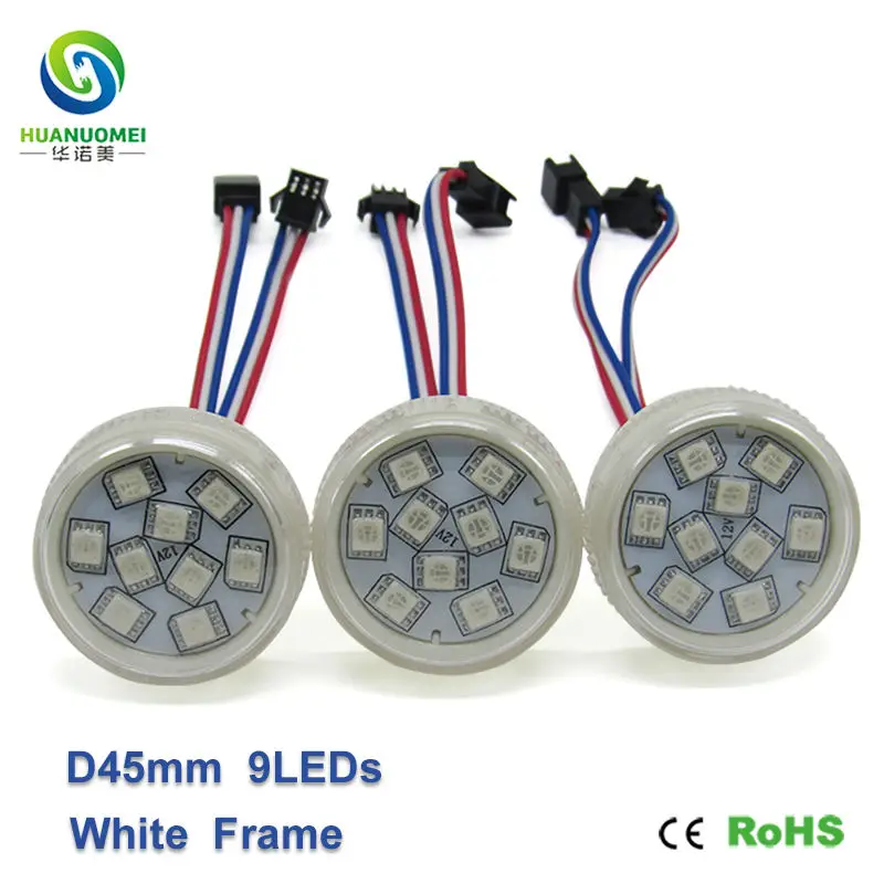 Rgb UCS1903 9 светодиодный s 45 мм pixel smd 5050 модуль дисплея полноцветная цифровая лампа