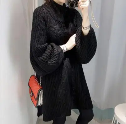 2016 Сгустите Теплый женская весна осень длинным рукавом половина водолазка