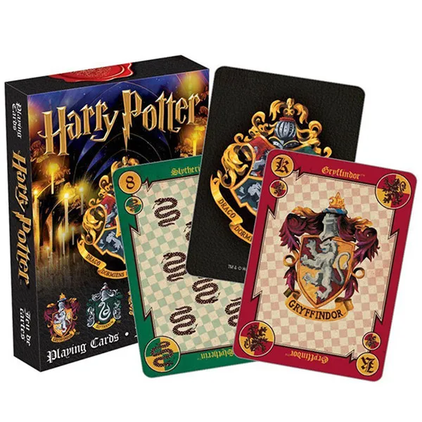 Harri Potter игральные карты, игра 2 узоры настольные игры семейные вечерние популярные настольные игры в помещении мышление лучший подарок для детей - Цвет: Светло-зеленый