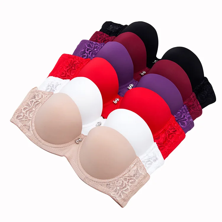 Женское сексуальное нижнее белье бюстгальтер пуш ап с большой грудью чашка 1/2 без