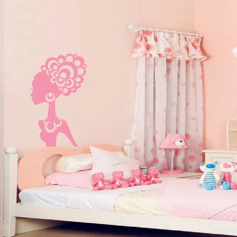 Настенные виниловые наклейки с этническими кругами и людьми художественные