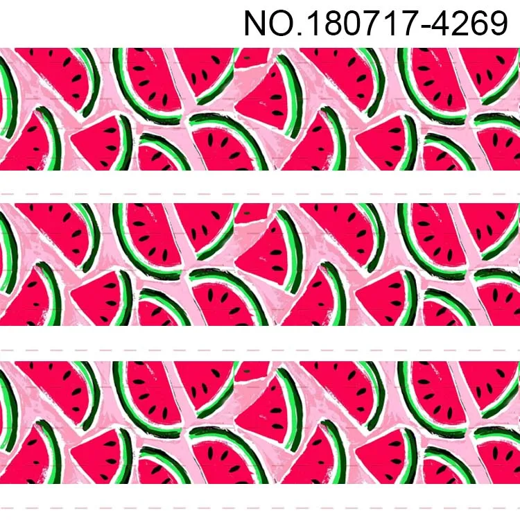 10 ярдов разные размеры лента с принтом фруктов