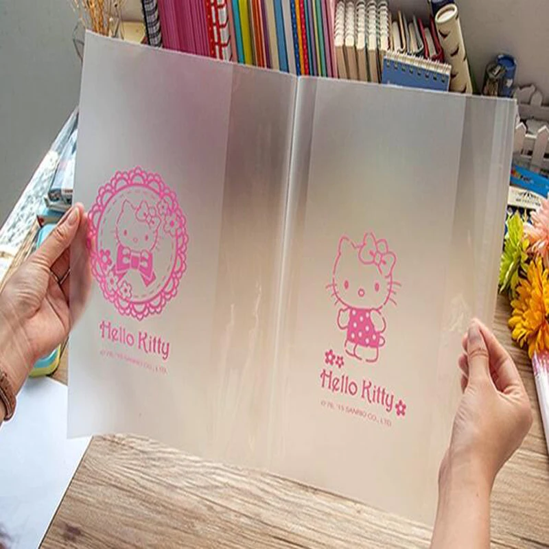 4 шт./компл. Роман милые экологически чистые PP пластичный рисунок «Hello Kitty» 16к обложка книги расходные материалы для офиса
