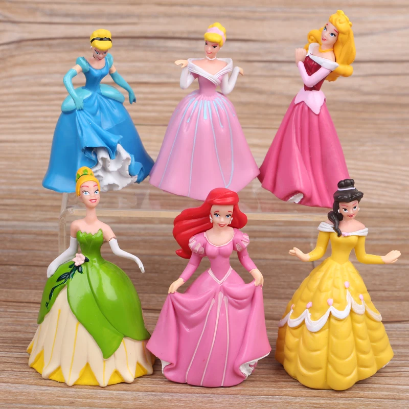Disney игрушки 6 шт./компл. чехлы накладки &quotПринцесса&quot &quotБелоснежка&quot &quotЗолушка