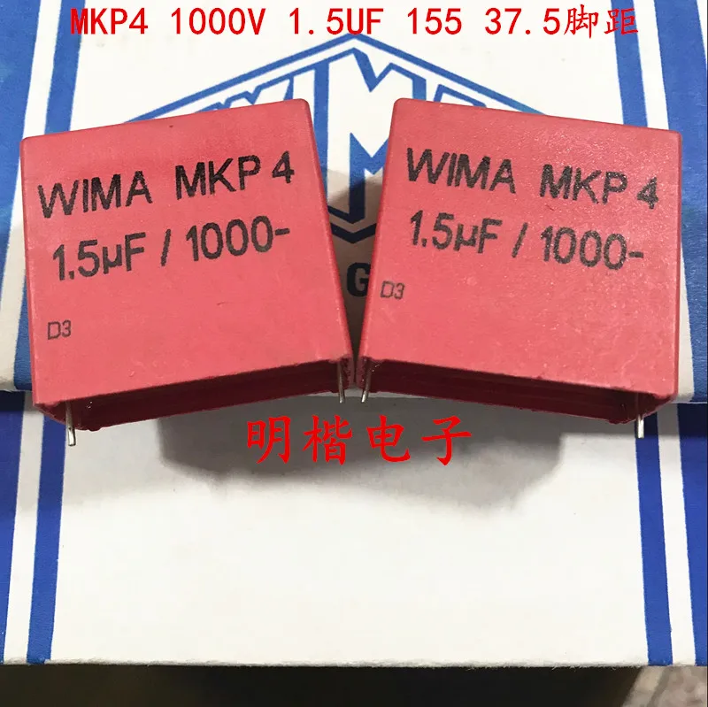 2020 горячая Распродажа 5 шт./10 шт. конденсатор WIMA MKP4 1000V 1 мкФ 155 1U5 P: 37 мм Бесплатная