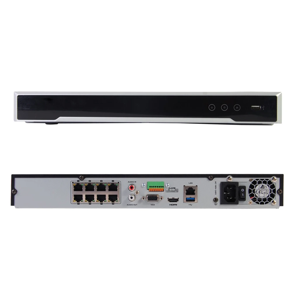 видеонаблюдение видеокамера видеорегистратор 16 канальный NVR Hikvision DS 7616NI K2/16P c