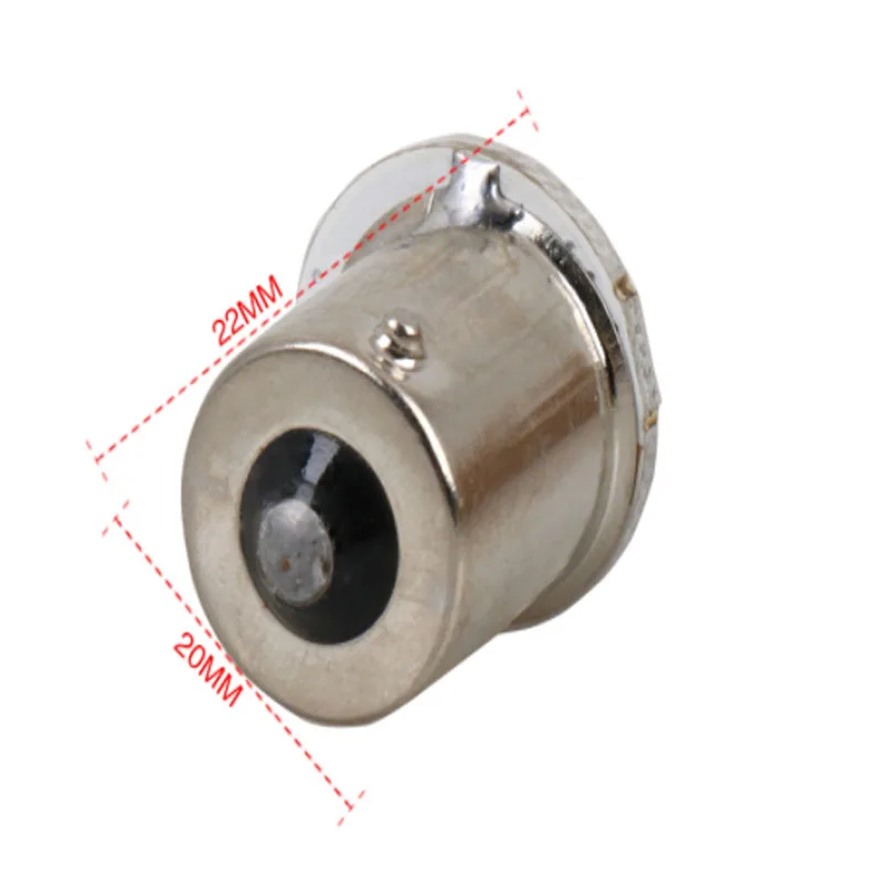 1X высокояркий светодиод S25 1156 BA15S COB 12 SMD P21W автомобильный сигнал цвет: белый желтый