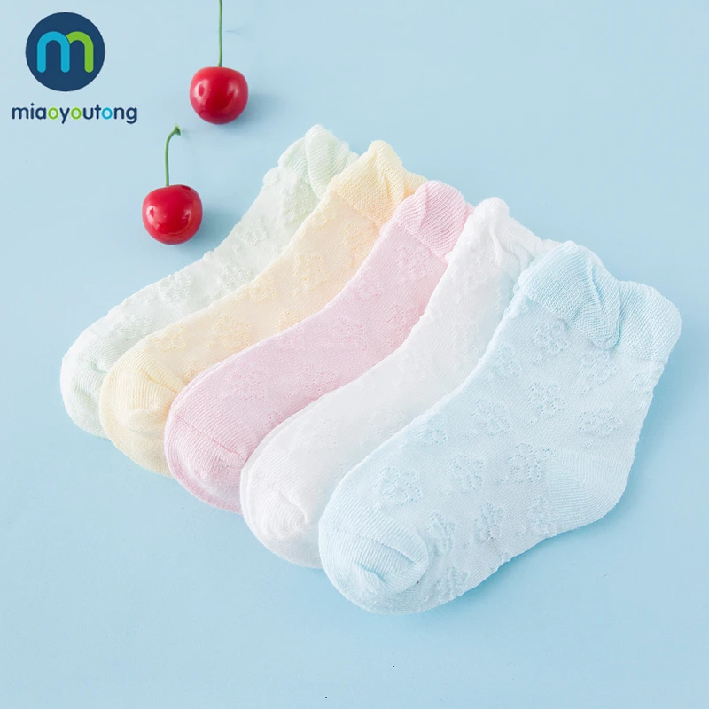 

5 Pair/Lot 10pcs Soft Mesh Multicolor Summer Mood Cotton Knit Cute Girl Baby Socks Kids Boy Newborn Socks Skarpetki Miaoyoutong