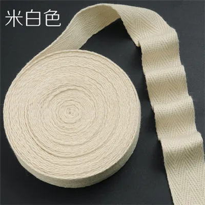 beige Красочные 10 мм 20 мм шеврон хлопок ленточки для волос Herring Bonebinding Лента кружевная отделка для упаковочные аксессуары DIY 5 метров - Цвет: beige
