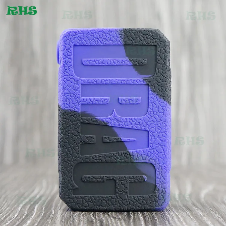 black purple Красочный Voopoo drag mini 117W силиконовый защитный чехол от RHS AliExpress - Цвет: black purple