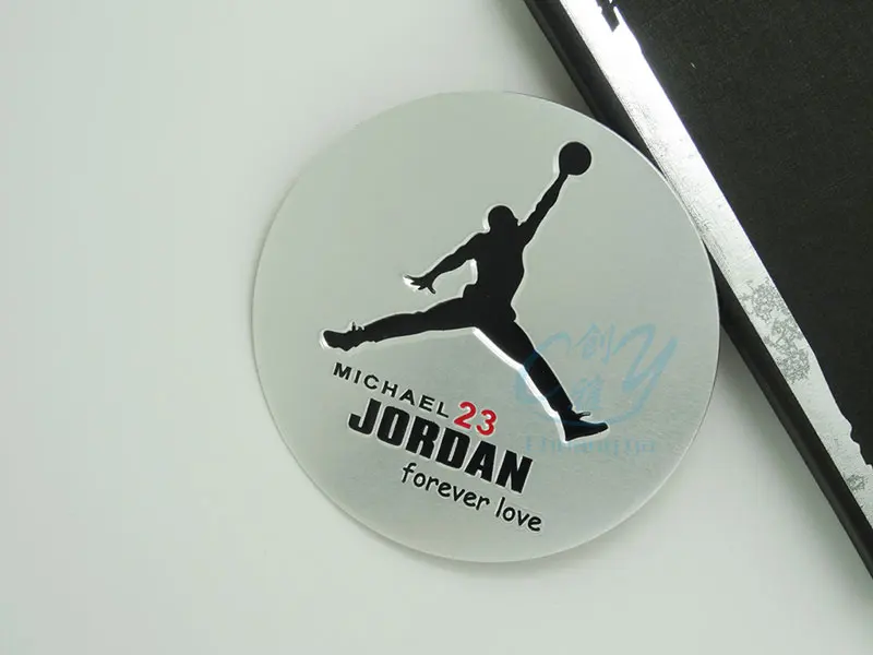 3D металла НБА Майкл 23 Jordan Forever love Jumpman эмблема Стикеры на декор автомобилей