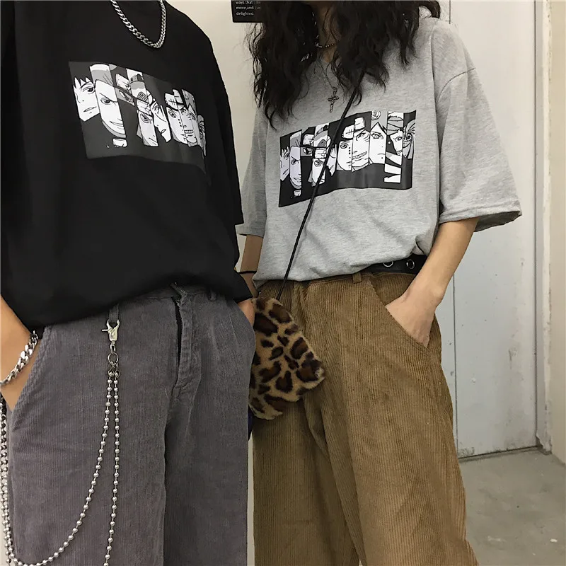 Женская футболка с коротким рукавом Camiseta Mujer уличная Винтажная в Корейском стиле