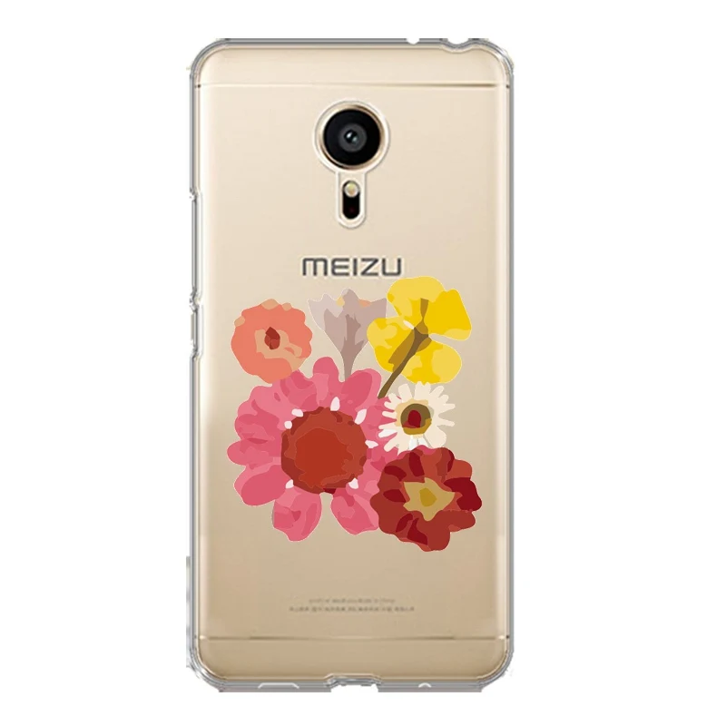 Windbell Soft Clear TPU Phone Case For meilan MX6 pro6 U20 U10 A5 M5 M5S E E2 Flora Cute Silicone Printed Cover Free Shipping | Мобильные