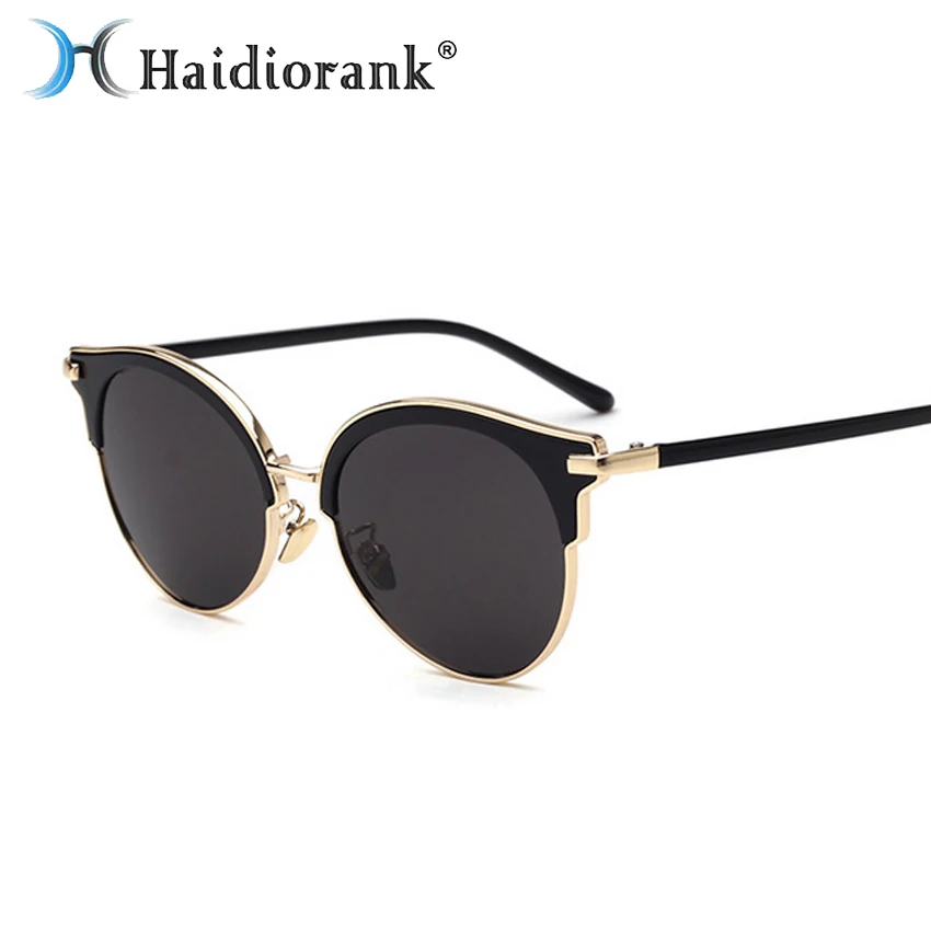 Кошачий глаз солнцезащитные очки женщин Брендовая Дизайнерская обувь 2017 ретро